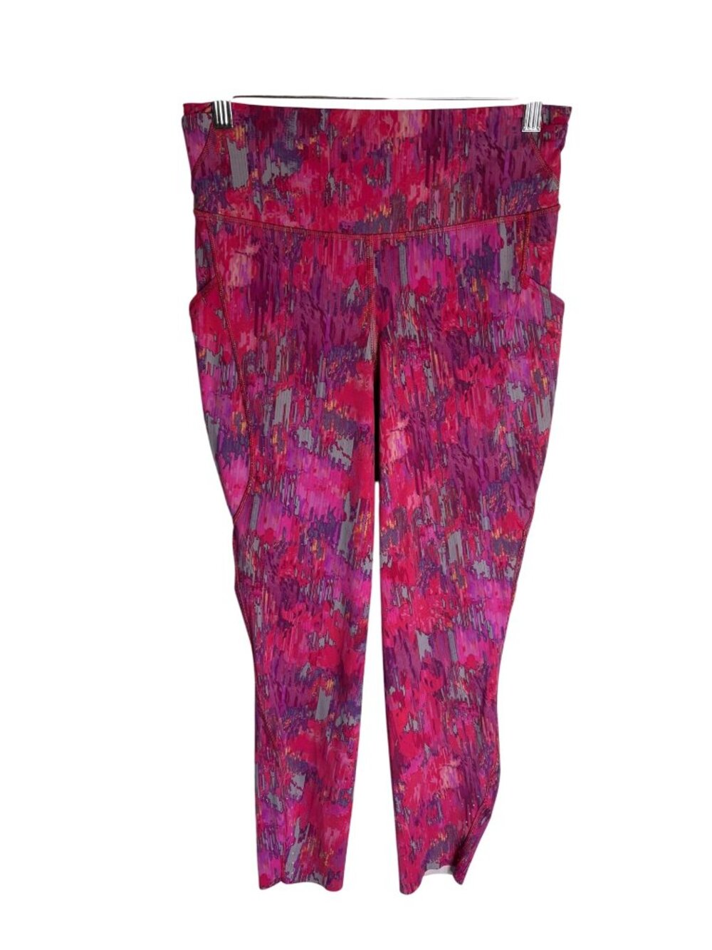 Lululemon Fast and Free High-Rise Tight Leggings Pockets Multicolor Pink-sz 8